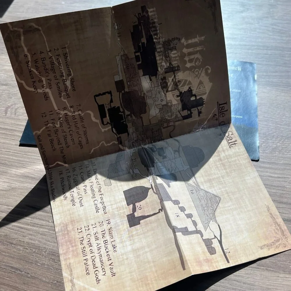 Salt and Sanctuary Manual / Soundtrack insert
